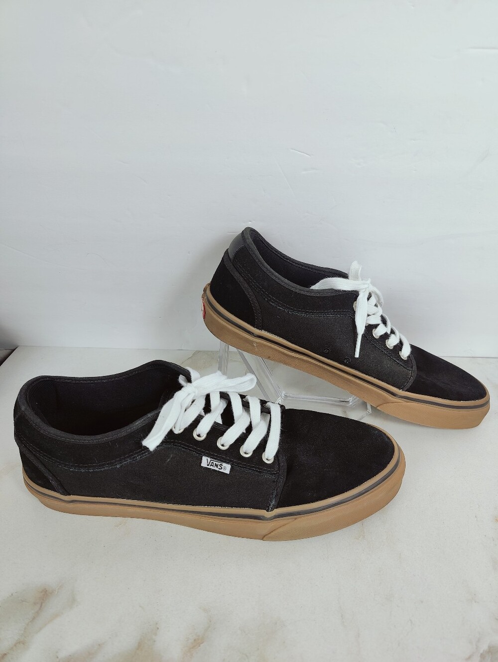 Vans Men's Skate Chukka Low Black Suede Sneakers, Sz 11.5